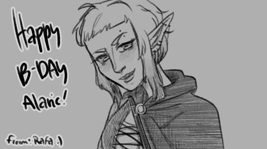 Birthday Art for Just Write Studios on itch.io